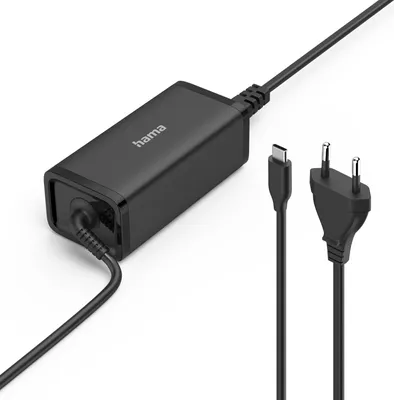 Zdjęcie produktu dla HAMA Zasilacz do notebooka USB-C GaN 100-240V 5-20V/100W