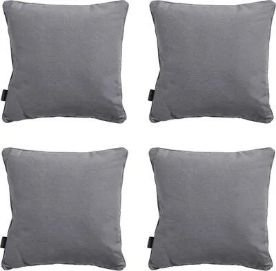 Produktbild von Madison - Dekokissen Panama grau - ca. 45x45 cm - 4er-Set