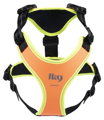 Image de Julius-K9 harnais de mantrailing orange fluo, taille : XS