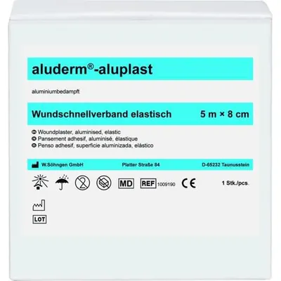 Obrázek produktu pro Söhngen Wundpflaster aluderm-aluplast elastisch Größe 5m x 8 cm