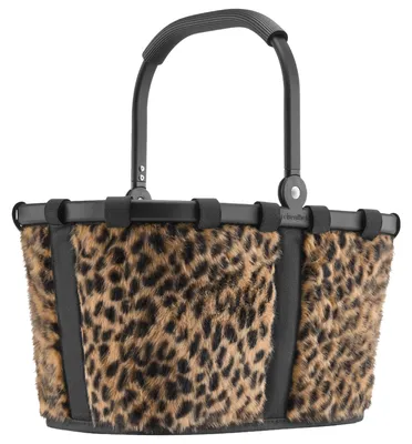 Produktbild von reisenthel carrybag xs - Einkaufskorb 21 cm (leo fake fur)