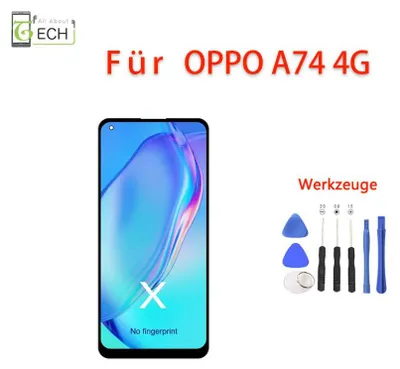 Produktbild von Für Oppo A74 4G CHP2219 LCD Display mit Rahmen Touch Screen Bildschirm