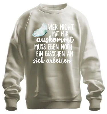 Zdjęcie produktu dla Kto się ze mną nie dogada śmieszne powiedzenie sarkazm ironia bluza uni , natura, XL