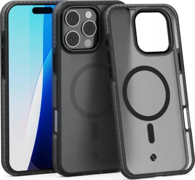 Zdjęcie produktu dla Etui magnetyczne do MagSafe SPACECASE Hybrid Fusion Mag do iPhone 16 Pro Max Czarny