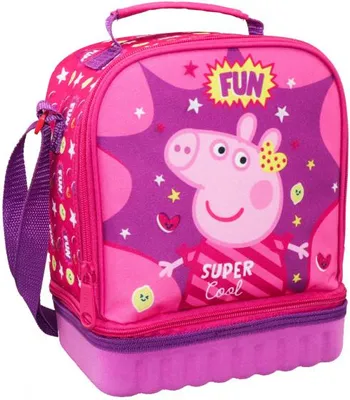 Produktbild von lunchbag Junior 24 x 20 cm Polyester rosa/lila
