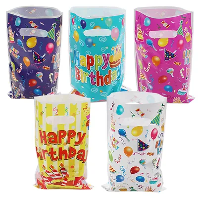 Imagen del producto de Set de 25 bolsas de regalo para niños, ideales para fiestas