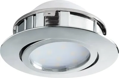 Produktbild von Eglo 95848 Pineda LED Einbauleuchte 1x6W schwenkbar Ø8,4cm Chrom
