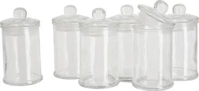 Produktbild von Aufbewahrungsgläser 6er Set - 120ml mit Deckel