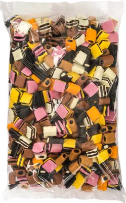 Produktbild von Haribo Konfekt, Weiche Süßigkeiten, 3 kg, Lakritze, Mehrfarbig, 1622 kJ, 383 kcal
