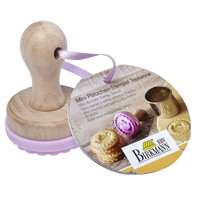 Produktbild von Birkmann Mini Keksstempel Teekanne Ø5 cm mit Silikonscheibe