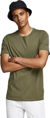 Produktbild von Jack & Jones T-Shirt Herren JJEORGANIC BASIC TEE SS O-NECK NOOS oliv XL