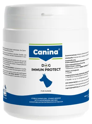 Produktbild von Canina Dog Immun Protect, Hund, Puder, Verdauungspflege, Welpe, Hefe, 300 g