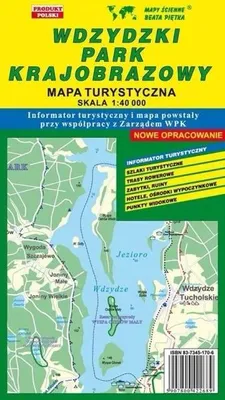 Productafbeelding van Wdzydzki, toeristische kaart, schaal 1:40.000, PIĘTKA