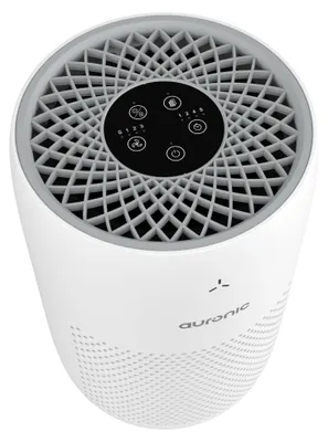 Produktbild von Auronic Luftreiniger Compact mit HEPA 13 Filter, Ionisator und Aktivkohlefilter - Räume bis 30m² - CADR-Wert von 150m³/h - Air Purifier - Weiß