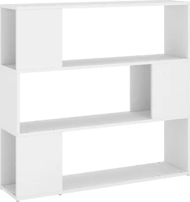 Obrázok produktu pre vidaXL Rozdeľovač izieb na knihy biely 100x24x94 cm