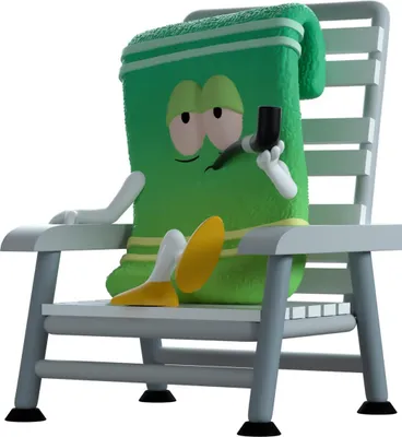 Produktbild von South Park: Towelie Vinyl Figur (St. Patricks Day Edition)