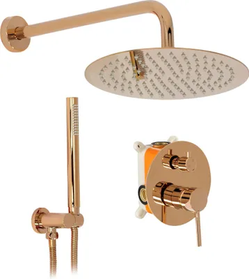 Obrázek produktu pro Podomítkový sprchový set Rea LUNGO Rose Gold + box