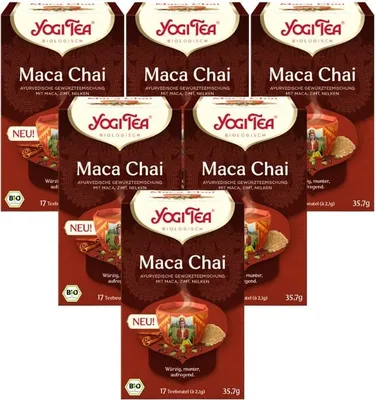 Produktbild von 6 xYOGI TEA Maca Chai | 6 x 35,7g