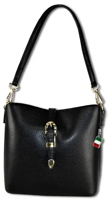 Image de Sac bandoulière en cuir, couleur noire, modèle D3OTM812S
