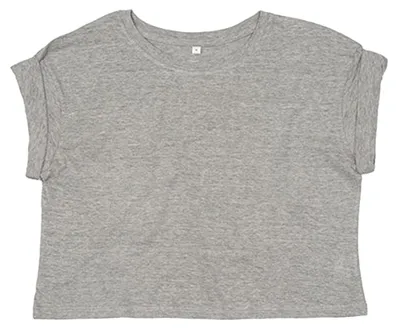 Immagine prodotto di Mantis - Top corto da donna BC4726 (XL) (grigio screziato)