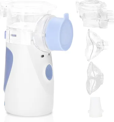 Produktbild von Lospitch Inhalatoren Tragbarer Handvernebler Machine Mesh Steam Inhalator für Kinder, Erwachsene