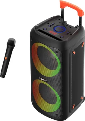 Produktbild von Celly PARTYSPEAKERWLM Tragbarer-/Partylautsprecher Schwarz 40 W