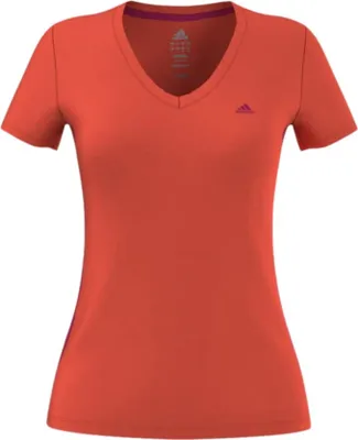 Produktbild von Adidas Damen Kurzarm T-Shirt Rot