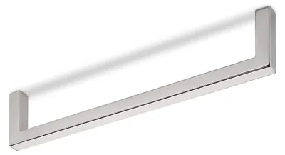 Garderobestange U-Form, RVS poliert, 302 mm, inkl. Schrauben