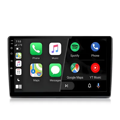 Produktbild von 2GB+64G Android 15 Autoradio Carplay Für FIAT Ducato Peugeot Boxer GPS Navigation WiFi Bluetooth FM RDS SWC DAB+ USB 2 DIN 4-Kern