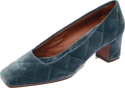Produktbild von G3782  decollete donna L'AUTRE CHOSE velvet light blue shoes women