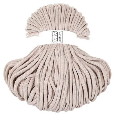 Produktbild von Creme Flechtkordel 9mm 100m OUTLET