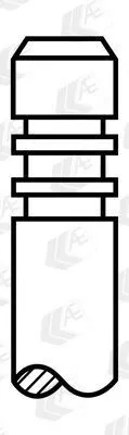 Immagine prodotto di AE V95046 Auslassventil Ø27mm 110,4mm per BMW 3 Touring (E91) 3 Limousine (E90) 5 Touring (F11) 5 Limousine (E60) 5 Limousine (F10) 5 Touring (E61)