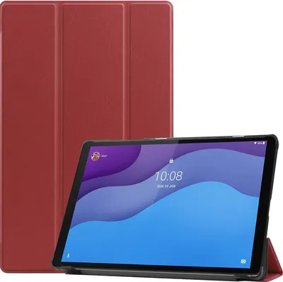 Obrázok produktu pre Kryt pre Lenovo Tab M10 2nd 2020 TB-X306F TB-X306X 10,1" Smart Cover s funkciou stojana a automatického spánku/prebudenia vínová červená