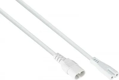 Image de kabelmeister Euro-Verläng. Stecker C8 an C7, weiß, 1m