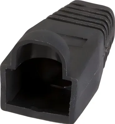 Produktbild von EFB Elektronik 37546.4-100, Kabelschuh, Schwarz, RJ-45, 100 Stück(e)