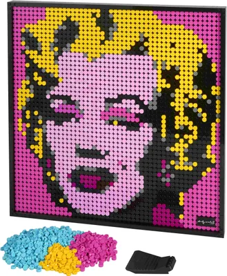 Produktbild von LEGO 31197 Art Andy Warhol’s Marilyn Monroe Set, Poster für Sammler, Wanddekoration, DIY Puzzle für Erwachsene