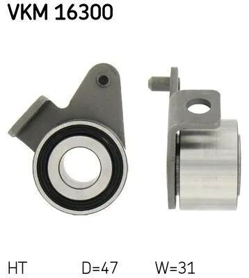 Produktbild von SKF VKM 16300 Spannrolle Zahnriemen für VOLVO 940 II Kombi (945) 940 Kombi (945) 240 Kombi (P245) 740 Kombi (745) 740 (744)
