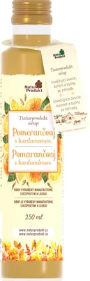 Obrázek produktu pro Naturprodukt sirup Pomerančový s kardamomem 250 ml
