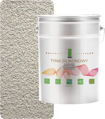 Obrázek produktu pro Silikonová omítka na vnější fasády, teplá šedá, 1,5 mm, Premium, 25 kg
