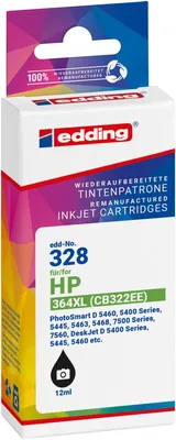 Produktbild von edding Tintenpatrone EDD-328 schwarz HP Nr.364XL