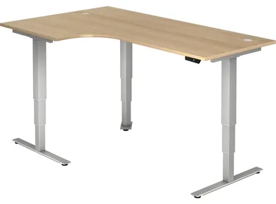Immagine prodotto di Scrivania angolare regolabile in altezza XDSM | 3 motori | 200 x 120 cm | elettrica