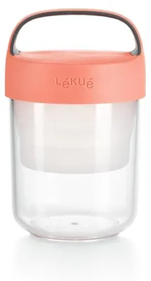 Zdjęcie produktu dla Lekue - Pojemnik JAR TO GO 400ml Różowy