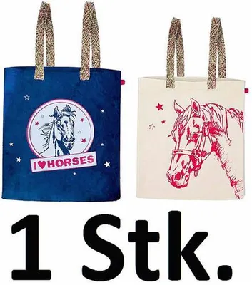 Produktbild von Spiegelburg 12453 - Spiegelburg Leichte Tasche Pferdefreunde, sortiert