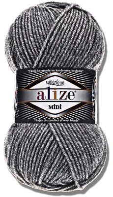 Zdjęcie produktu dla Alize 1x 100 g wełna Superlana Midi, jednolita, szydełkowanie, dzierganie (21)