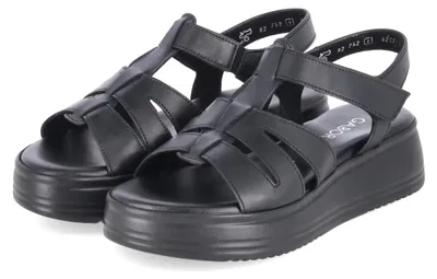 Productafbeelding van Gabor dames sandalen, zwart, glad leer, maat: 42