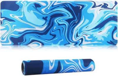 Obrázek produktu pro Azomor® Extra velká herní podložka pod myš s protiskluzovou základnou a ultra hladkým povrchem, rozměry 600 x 300 x 3 mm