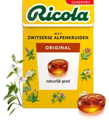 Zdjęcie produktu dla Ricola Original bez cukru, opakowanie (50 g)