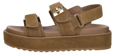 Image de Steve Madden Bigmona  Sandalen Plat - Cognac - Maat 41