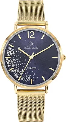 Imagen del producto de Reloj de acero inoxidable para mujer, modelo Mademoiselle, color dorado, de la marca UGO, con movimiento de cuarzo y visualización analógica (UGO695355)