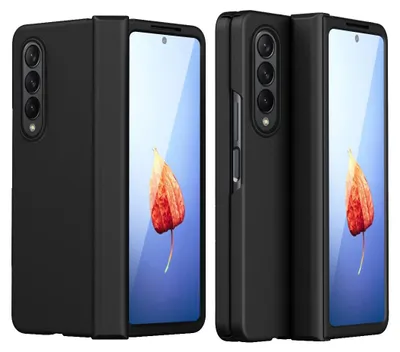 Image de Pour Samsung Galaxy Z Fold4 5G étui plastique de téléphone portable étui + verre + stylo